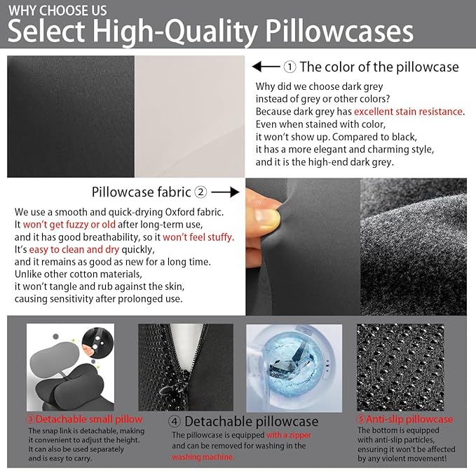 Memory Foam Wedge Pillow Couples Pillow - Intimacy Butt Pillow Cushion for Lumbar Support, 27° Lift Waterproof Posture Support Pillow Modern Style for Home Bedroom