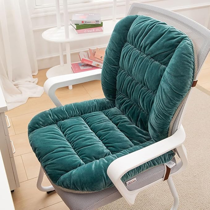 Desk Chair Cushion Office Chair Cushions with Removable Cover Soft Seat Pad Dorm Seat Pad with Back Support Rocking Chair Cushions,90×50cm
