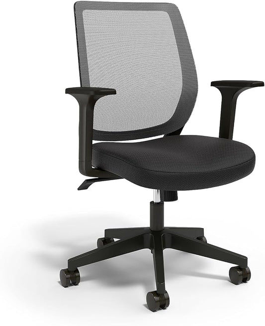 Staples Ergonomic Task Chair, Mesh, Ergonomic, Adjustable Height, Swivel