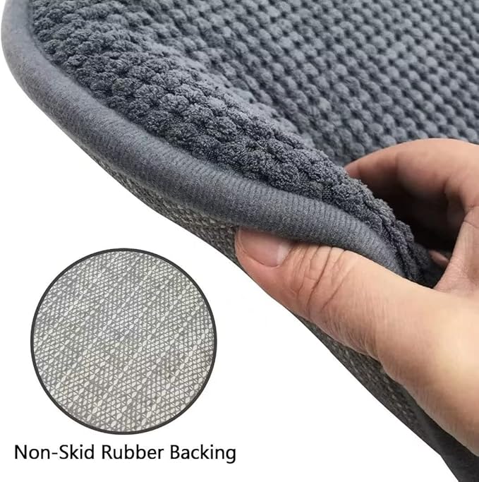 Grey Foam Seat Cushions Kitchen Chairs Pads for Dining Chairs Non Slip Office Seat Cushions Washable U Shaped Soft Thick Large Metal Wooden Chair Cushions,17" x 15"