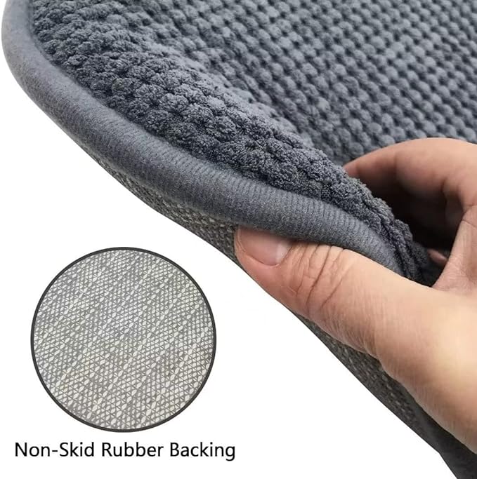 Grey Foam Seat Cushions Kitchen Chairs Pads for Dining Chairs 2 Pack Non Slip Patio Seat Cushions Washable U Shaped Soft Thick Large Metal Wooden Chair Cushions,17" x 15"