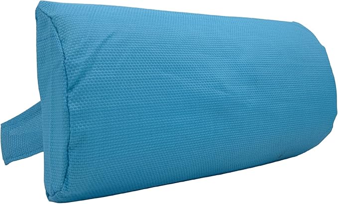 Ostlttyn Zero Gravity Chair Replacement Pillow Headrest with Elastic Band, Universal Soft Removable Padded Cushion Head Pillow, Light Blue, 14.3L' x 6.3W' x 2.3H'
