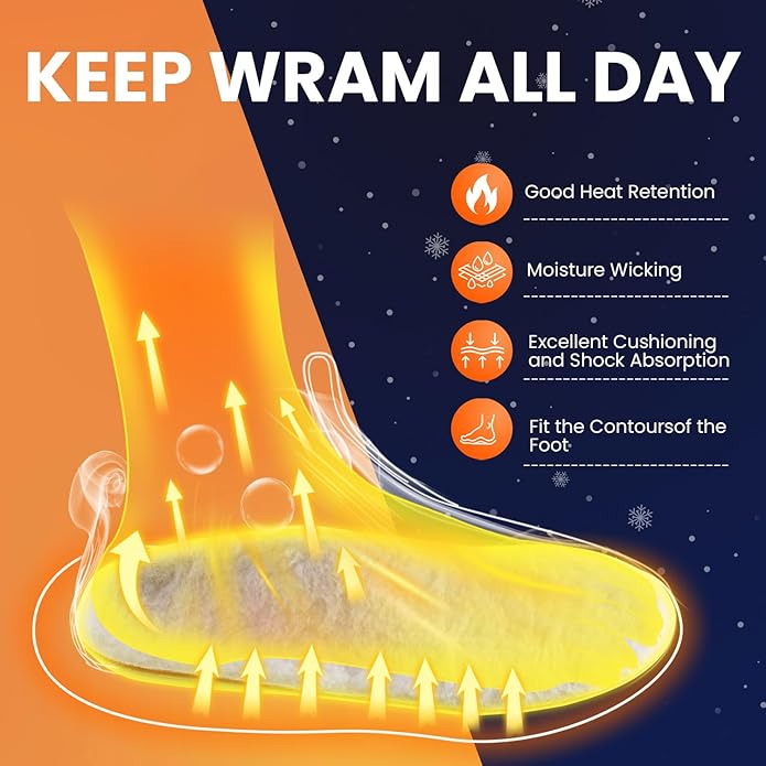 PCSsole Plantar Fasciitis Insoles Men Women- 220+lbs Heavy Duty High Arch Support Inserts with Comfort Cushion Orthotic Pain Relief Insoles for Flat Feet - Arch Pain - Heel Pain -Work Boot Shoe Insole