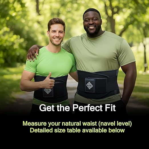 Back Brace for Lower Back Pain Relief 2XL, Lumbar Support Belt for Men & Women with Lumbar Pad, Ergonomic Design and Soft Breathable Material, Adaptive Fit for Herniated Disc, Sciatica, Scoliosis