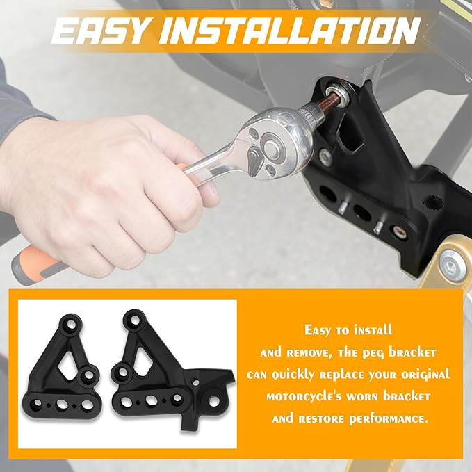 Dirt Bike Foot Rest Bracket Adjustable Foot Pegs Compatible With Talaria Sting MX3 MX4 Electric Vehicle E-Bike