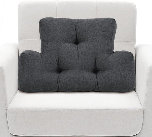 Back Pillow for Recliner Lumbar Support Pillow Soft and Fluffy Back Support Cushion Thick Lumbar Cushion for Chairs, Recliners,Sofa, Couch and Bed for Pain Relief
