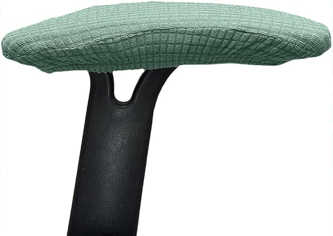 Melaluxe Stretch Office Chair Armrest Covers, Arm Rest Slipcovers (Matcha)