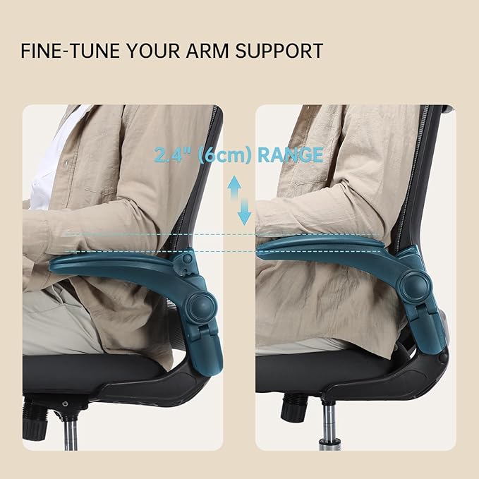 Drafting Chair,Tall Office Chair for Standing Desk,Office Drafting Chair with Footrest Ring,High Office Chair with Tilt Back,Extra Tall Office Chairs with Flip Up Armrest
