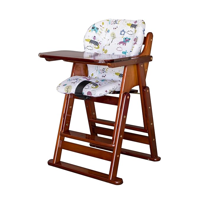 Twoworld High Chair Cushion, Large Thickening Baby High Chair Seat Cushion Liner Mat Pad Cover Breathable (Animal World)
