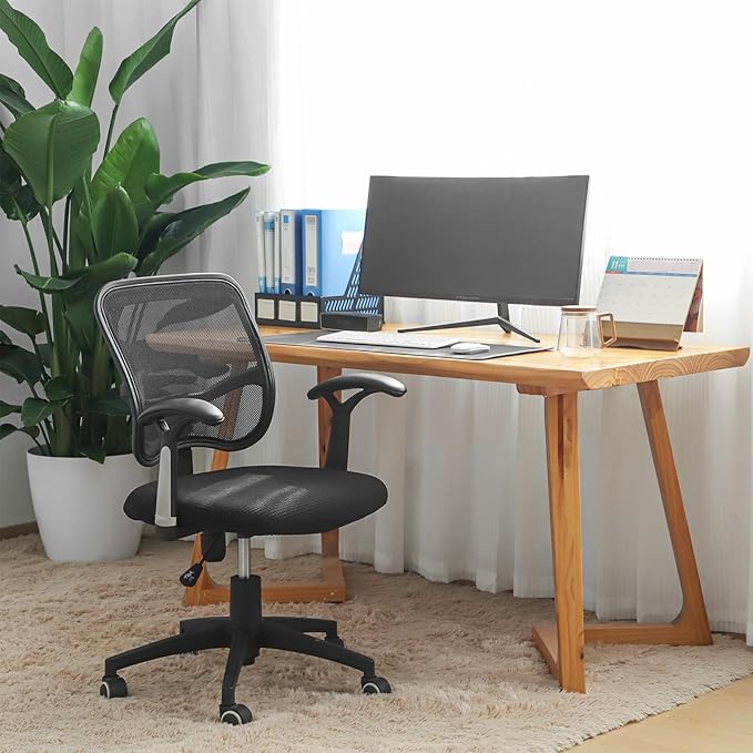 FORCHEER Office Chair Seat Covers Waterproof 20x20 Black Strechable Desk Chair Seat Cover 1 Piece Washable