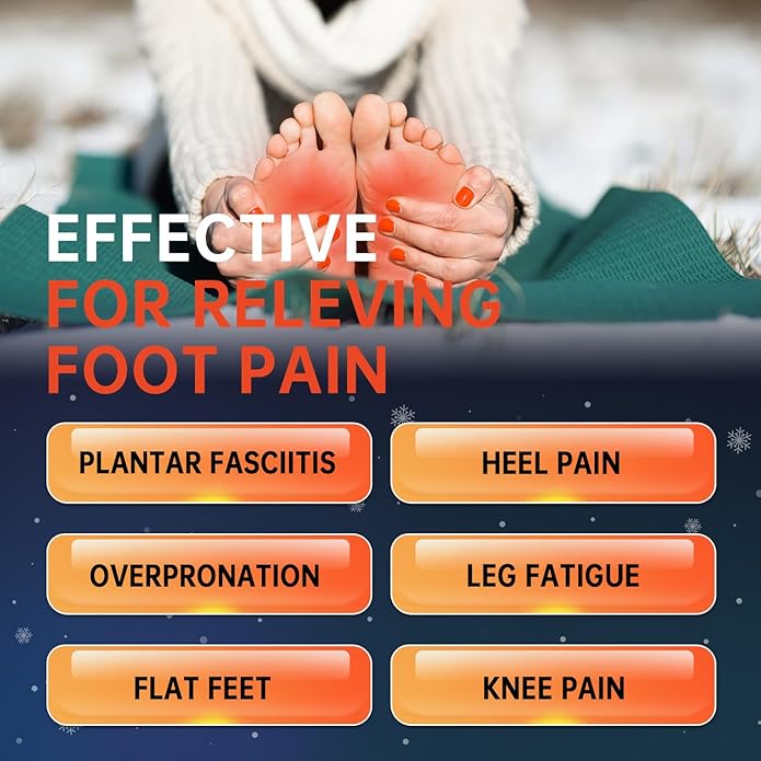 PCSsole Plantar Fasciitis Insoles Men Women- 220+lbs Heavy Duty High Arch Support Inserts with Comfort Cushion Orthotic Pain Relief Insoles for Flat Feet - Arch Pain - Heel Pain -Work Boot Shoe Insole