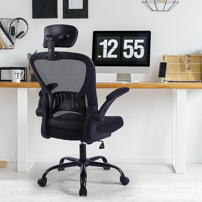 6 Pack Office Chair Ergonomic Desk Chair Comfort Adjustable Height with Wheels，Lumbar Support Mesh Swivel Computer Home Office Chair,Conference Room Chairs