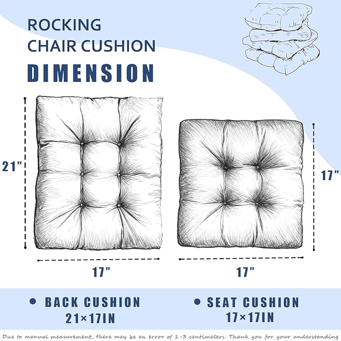 Indoor Outdoor Chair Cushion, 1 Pack Garden High Back Chair Cushions, Lounger Chair Pad, for Recliner Patio Chair, Burgundy