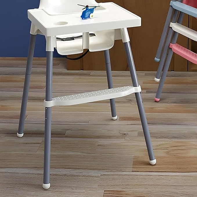Generic High Chair Foot Rest, Adjustable, Non-Slip PP, Blue, Compatible with IKEA Antilop High Chair