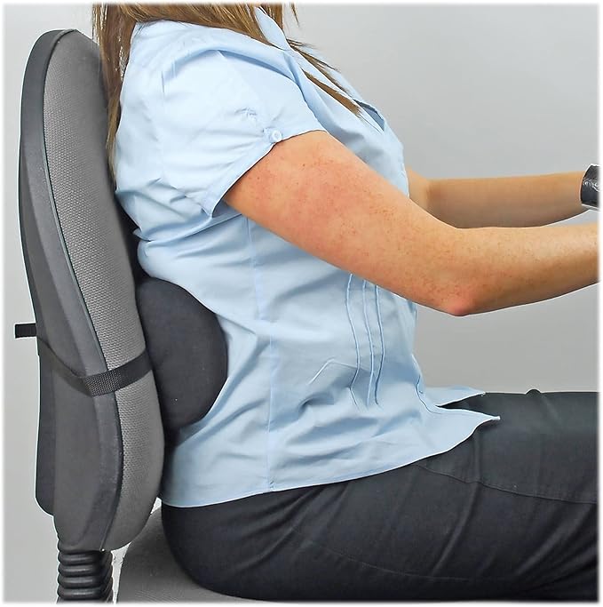 Fellowes Lumbar Back Support, Black (9190701)