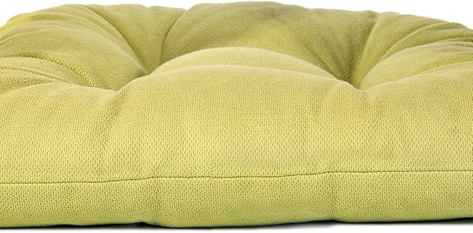 Chair Cushion, Chair Cushions for Dining Chairs, Chair Pads and Mat with Ties for Indoor Kitchen Seat and Desk (Grass Green, 4 Count - 17 x 16 in)