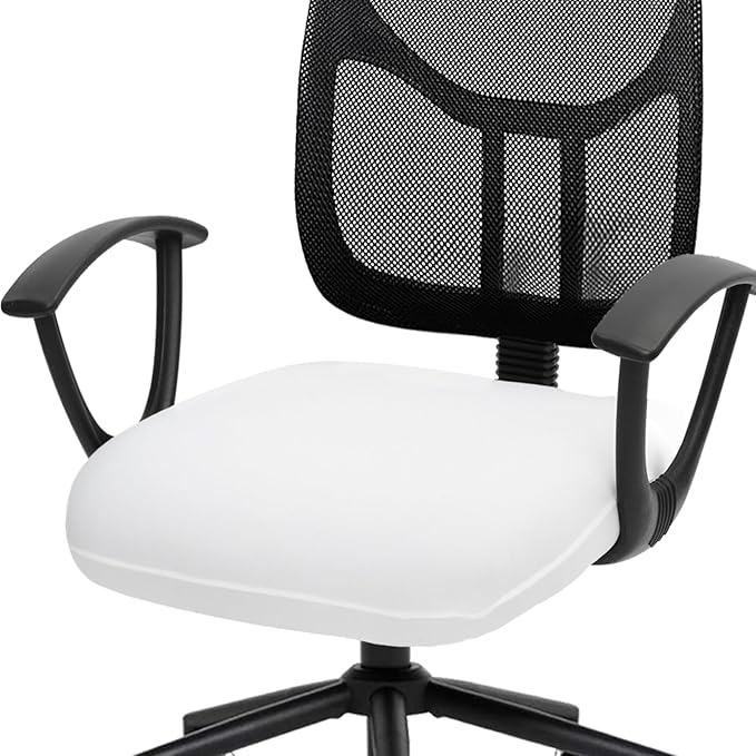 DIVA EN CAMINO DEC Universal Spandex Computer Chair Slipcover - Stretchable Desk Office Chair Seat Cushion Covers - Removable Washable Cushion Protectors for Dogs, Cats, Pets