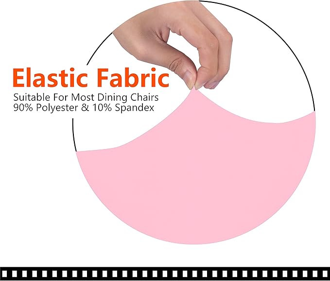 SARAFLORA Office Chair Cover- Large, Pink Removable Computer Chair Cover for Office Chair with Zipper for Universal Rotating Chair Desk Chair Cover High Back Chair Seat Washable Protector for Pets