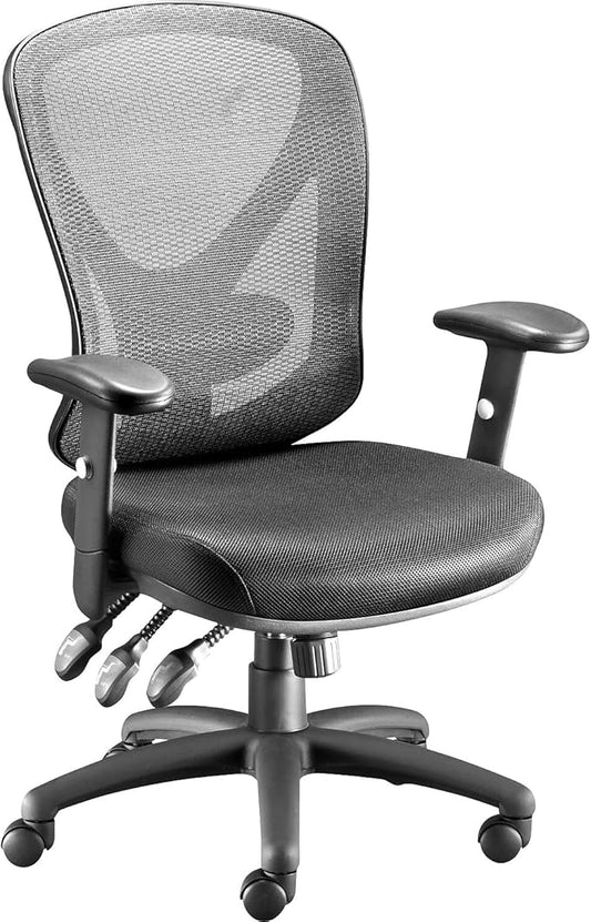 STAPLES Ergonomic Task Chair, Mesh, Black, 2-Pack