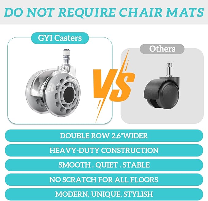 GYI Office Chair, Ergonomic Computer Desk Chair, Leather Executive Office Chair with High Back, Lumbar Support, Flip-up Arms, Wide and Thick Padded Seat, Heavy Duty Base, Rubber Wheels, Grey