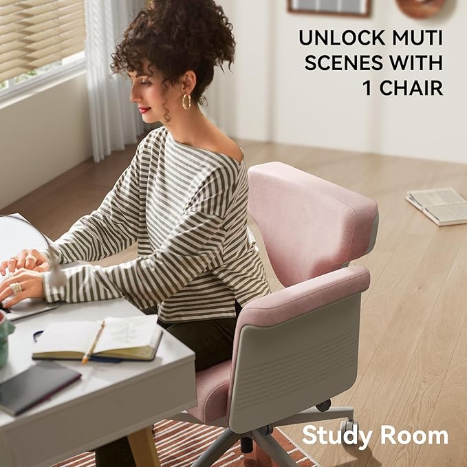 Newtral Criss Cross Chair- Multi-Position Cross Legged Office Chair with Wheels & Amrests