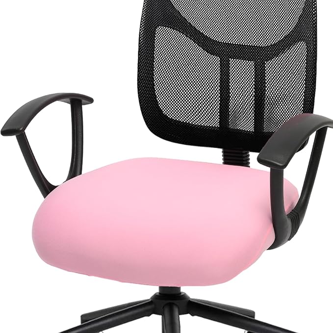 DIVA EN CAMINO DEC Stretchable Desk Office Chair Seat Cushion Covers - Universal Spandex Computer Chair Slipcover - Anti-Scratch Dogs, Cats, Pets Removable Washable Cushion Protectors