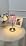 Shenmoyl Cordless Touch Table Lamp with 5200mAh Battery - 3 Adjustable Color Temperatures & Dimmable, Rechargeable Desk Lamp for Bedroom, Living Room, Office, Entryway, Bookshelves (Clear Purple Rose)