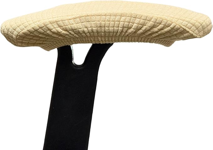 Melaluxe Stretch Office Chair Armrest Covers, Arm Rest Slipcovers (Beige)