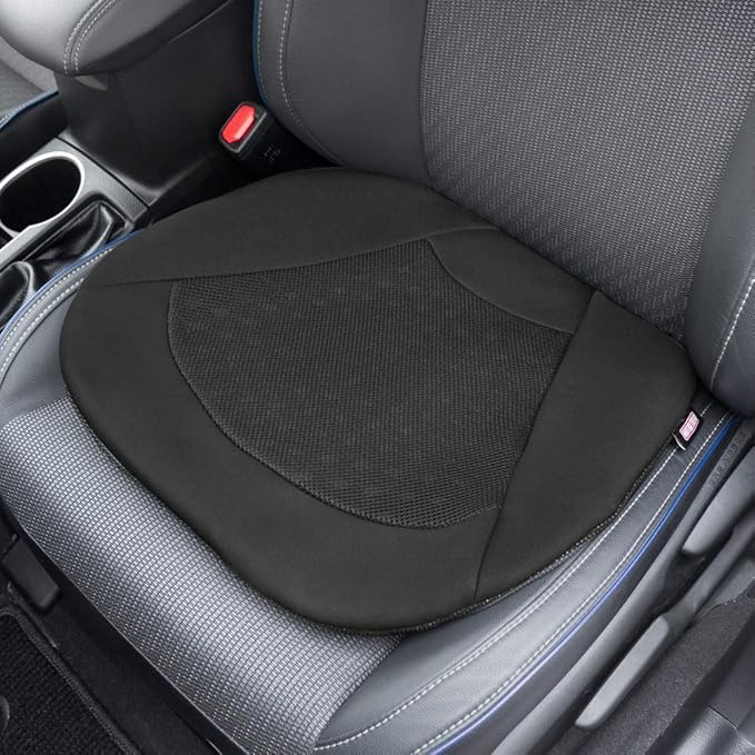 Motor Trend Honeycomb Car Seat Cushion – Made for Maximum Coccyx Comfort & Back Tailbone Pain Relief, Ideal for Car and Office Chairs (MTCG-120)