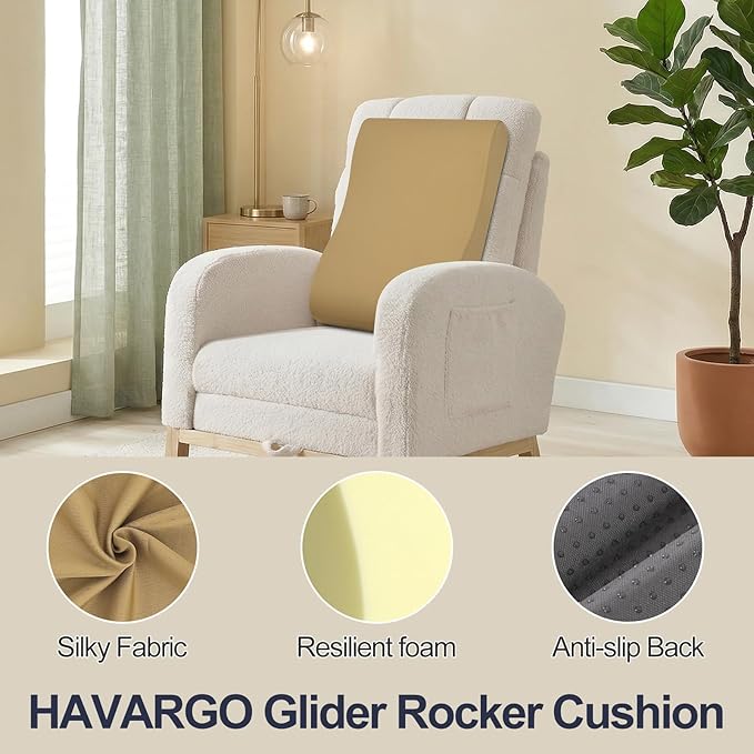 2-in-1 Neck Pillow Lumbar Support Pillow for Recliner Couch & Nursery Glider Chairs- High-Resilient Foam Cushion Ergonomic Back Support for Comfort in Rocking, Feeding, Nursing Brown S
