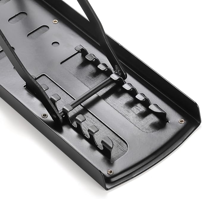 Elsjoy Set of 3 Guitar Foot Stool, 7 Position Folding Guitar Foot Rest with Adjustable Height, Metal Guitar Foot Pedal Stand for Guitar Player