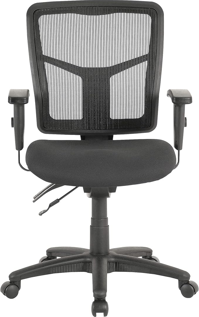 Lorell, LLR86201, ErgoMesh Series Managerial Mid-Back Chair