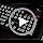 Wireless Typewriter Style Mechanical Keyboard with White Backlit, Knob