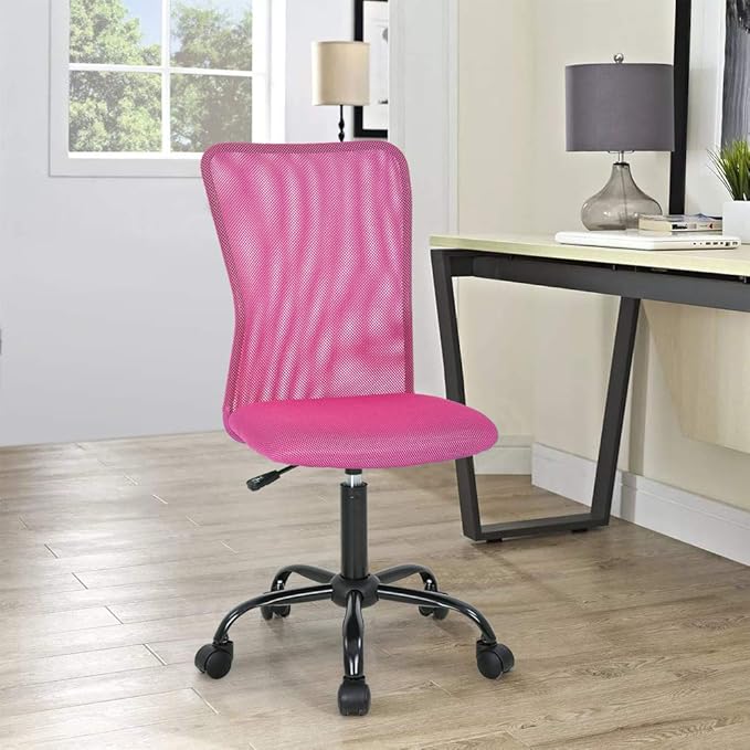 Home Office Desk Chair Ergonomic Mesh Computer Gaming Chair with Back Support Modern Executive Mid Back Rolling Swivel Chair for Men&Women