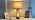 RORIA Modern Table Lamps for Living Room with 2 USB Charging Ports