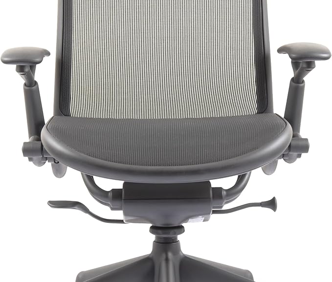 Knoll Chadwick Task Chair - Adjustable Height Upholstered Waterfall Edge Seat, Lumbar Support Backrest, Steel Base, Repackaged Ergonomic Office Chairs, Comfortable Seating Solution