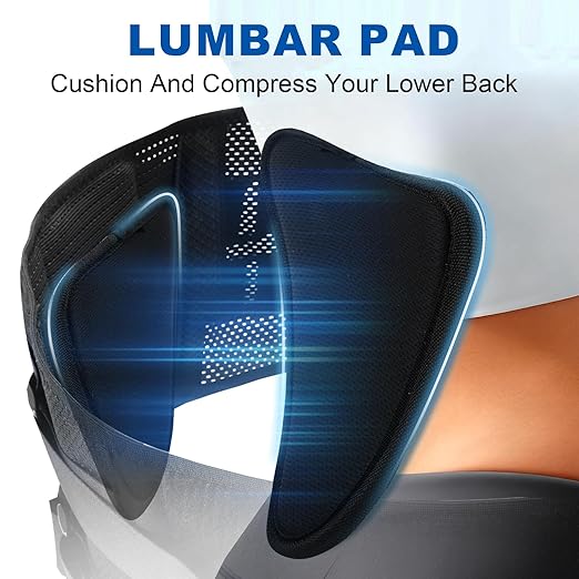 Back Brace - Heavy Duty Support with Spine-Shaped Metal Curved Panel & Lumbar Pad, Breathable Lumbar Support Belt for Lower Back Pain Relief, Herniated Disc, Sciatica, Arthritis, Men & Women (2XL/3XL)