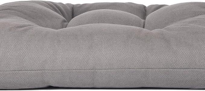 Chair Cushion, Chair Cushions for Dining Chairs, Chair Pads and Mat with Ties for Indoor Kitchen Seat and Desk (Light Grey, 6 Count - 17 x 16 in)