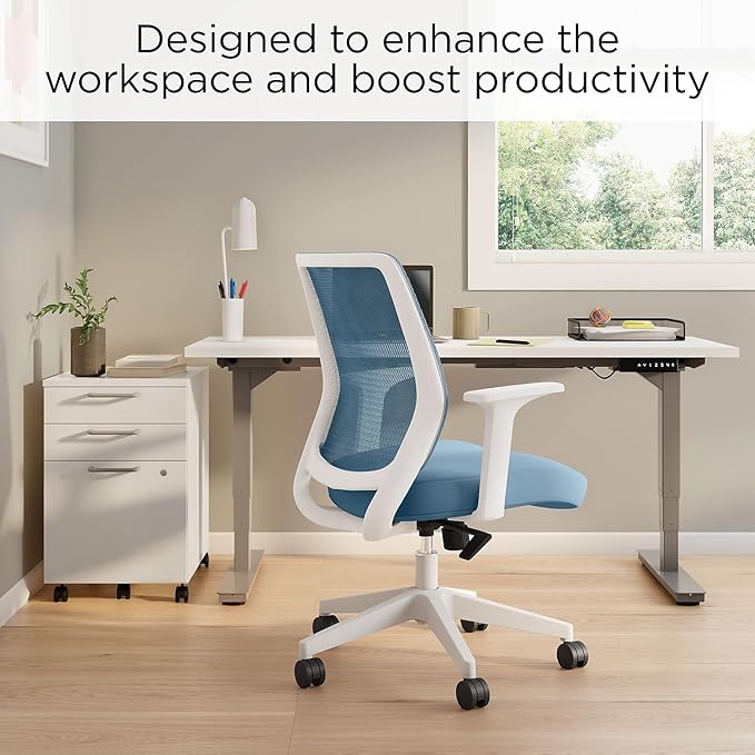 Staples Ergonomic Task Chair, Fabric, Ergonomic, Swivel