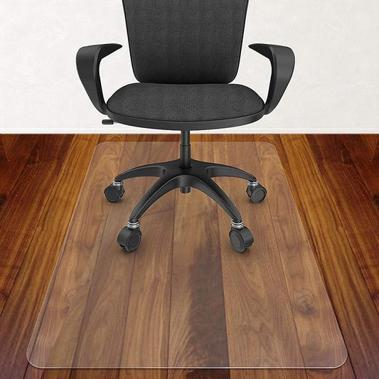 Azadx Office Chair Mat for Hardwood Floor 30 x 48'', Small Chair Mats Clear Easy Glide on Hard Floors, Rolling Chair Mat Plastic Mat Under Desk Chair, 2PCS