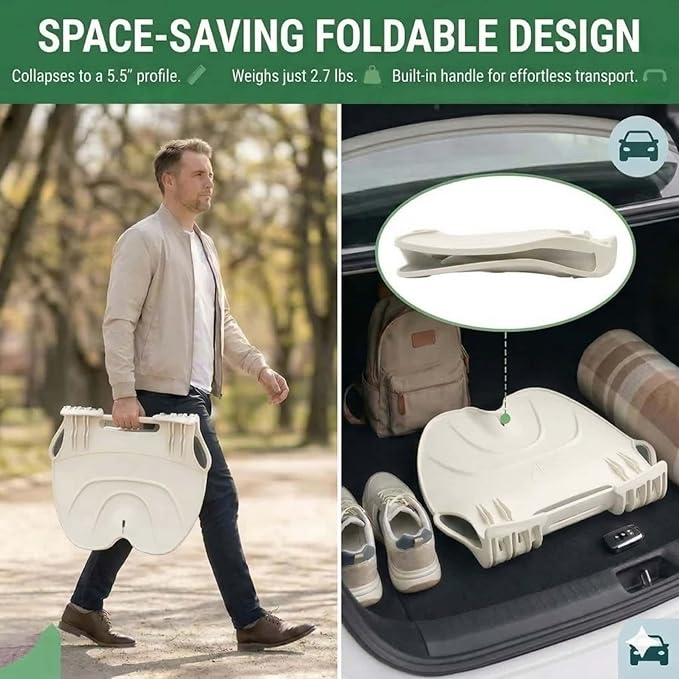 Foldable Ergonomic Posture Corrector Lumbar Support Curve for Office Chair, Portable Posture Corrector Back Curve Seat, Pain Relief