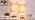 Lakumu Set of 2 Table Lamps, Modern Bedside Desk Lamps with Pull Chain