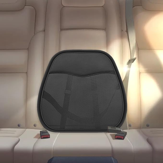 Erice Back Support Pillow, Breathable Ice Silk Lumbar Support Pillow, Back Pillow for Chair, Car Back Cushion for Driving, Lumbar Support for Car, Back Support for Chair (B), 46SD4F89SD