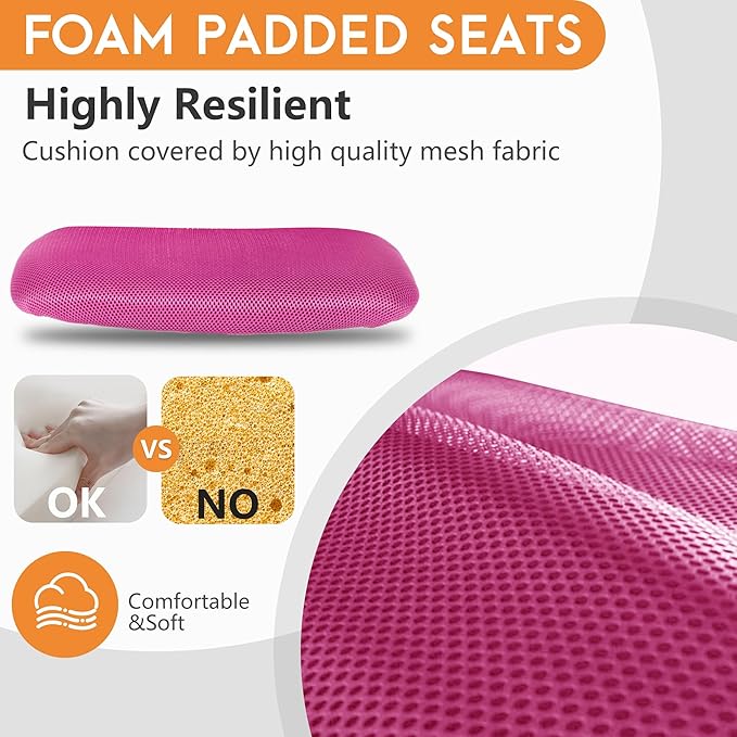 FDW Home Office Chair Mid Back Mesh Desk Chair Armless Computer Ergonomic Task Rolling Swivel Chair Back Support Adjustable Modern with Lumbar Support