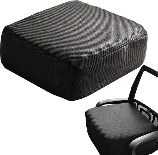 5.9" Extra Thick Chair Cushions, Office Chair Booster Seat Cushion 17.7x15.7x5.9 Inch Foam Recliner Cushions with Zipper Removable Mesh Fabric Cover