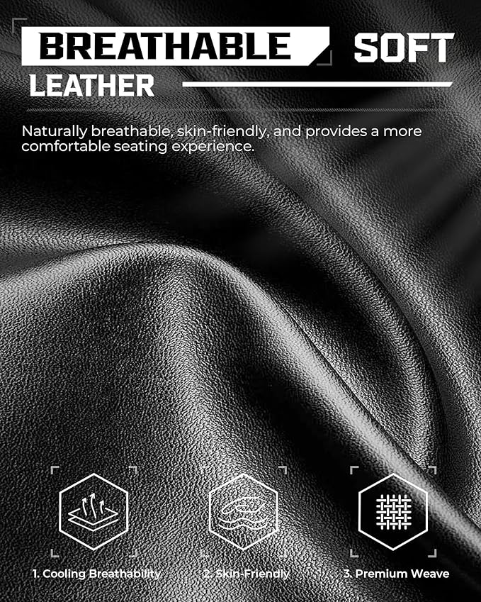 GTPLAYER Gaming Chair, Big and Tall Video Game Chair with High Back PU Leather, Home Office Ergonomic Computer Chair with Footrest, Adjustable Height, 360° Swivel Wheels for Adults and Teens