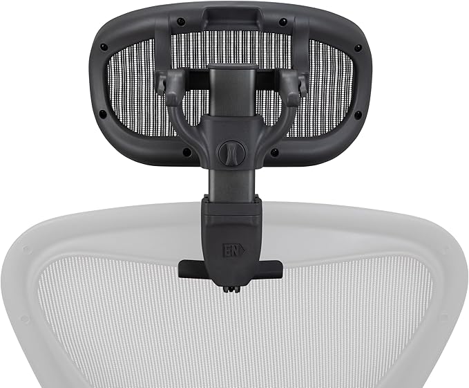 Engineered Now The Original Headrest for The Herman Miller Aeron Chair - The New H6 Model - Classic Carbon
