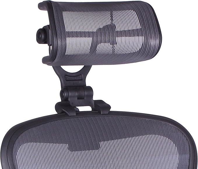Engineered Now The Original Headrest for The Herman Miller Aeron Chair (H4 for Remastered, Graphite)
