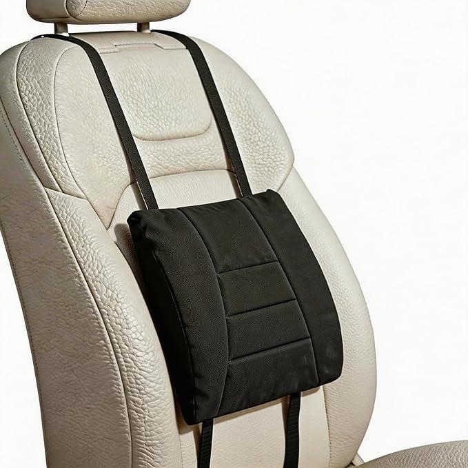 Big Hippo Orthopedic Seat Cushion for Office Chair & Car - Premium Memory Foam Tailbone & Sciatica Pain Relief Pad - Ergonomic Posture Support for Long Sitting, Driving & Wheelchair