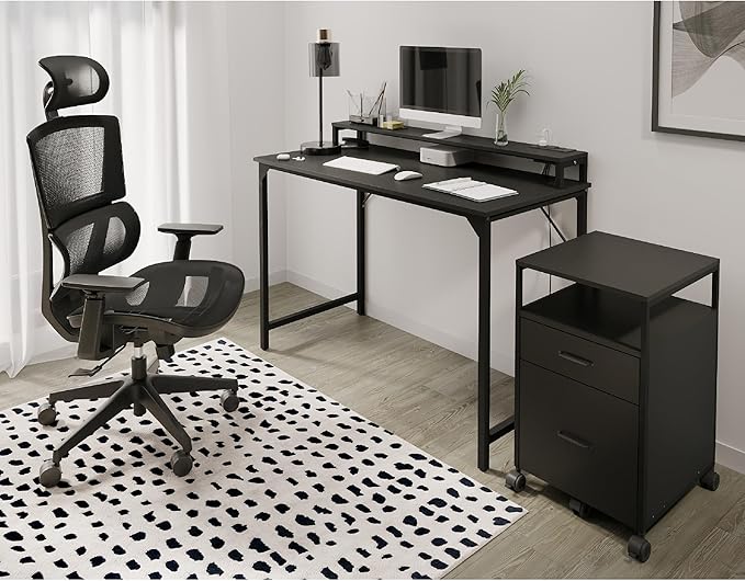 Realspace® Radano Mesh High-Back Executive Office Chair, Black, BIFMA Compliant